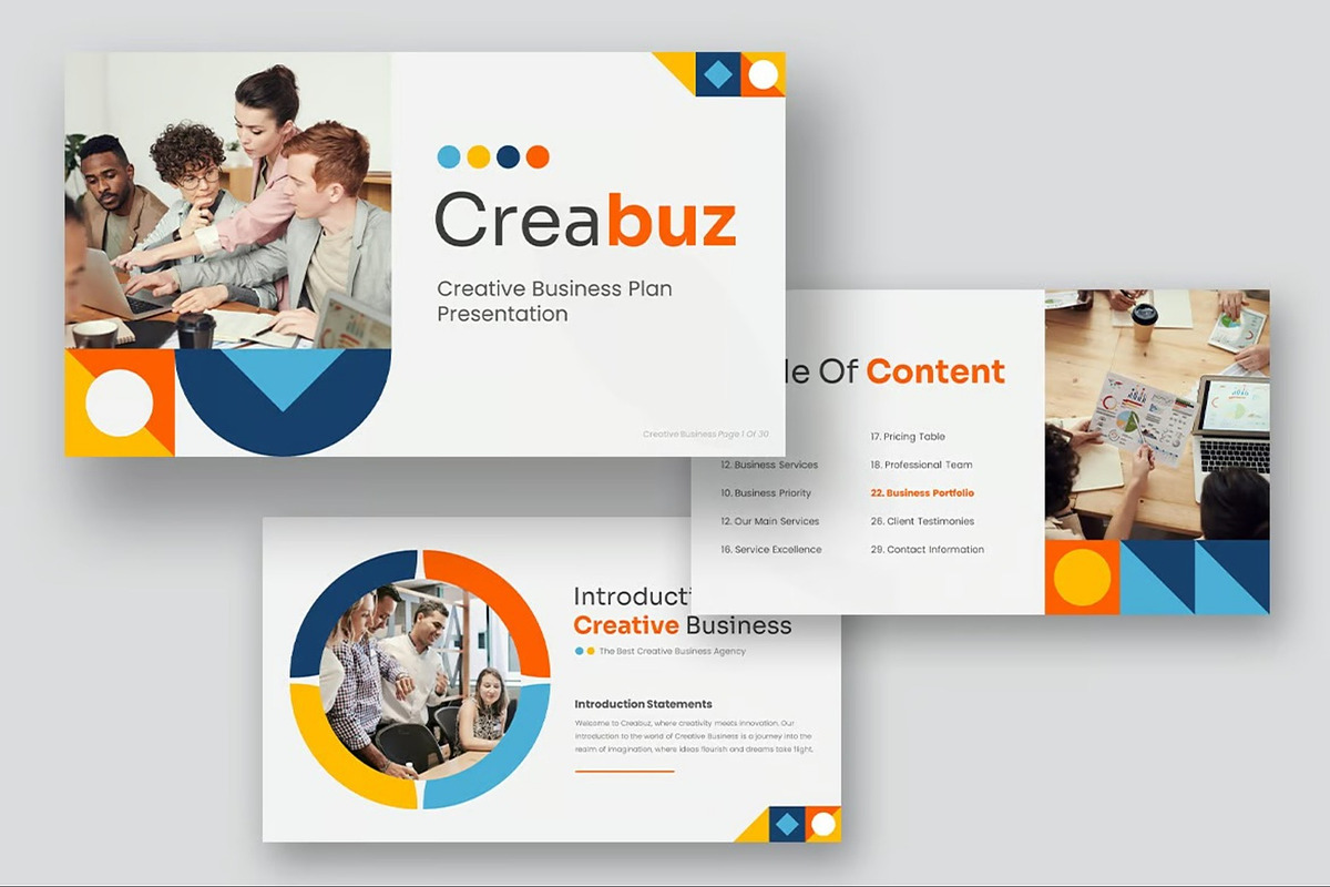 Creative Business Plan Powerpoint, a Presentation Template by Fit-tee (Photo 2 of 10)