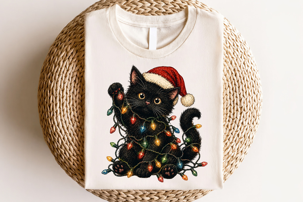 Christmas Cat PNG Trending Christmas, a Seasonal Illustration by CraftArtStudio (Photo 4 of 4)