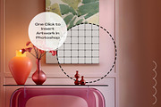 The Pink Console | Frame Mockup, a Marketing Template by Columbus Prints (Thumbnail 2 of 9)