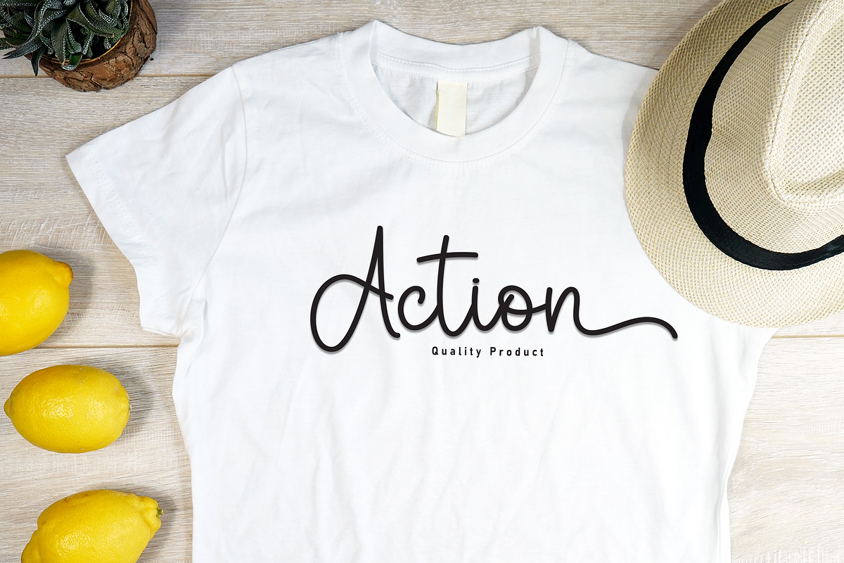 Beach | Script Font, a Handwritten Font by Scratchones (Photo 3 of 9)