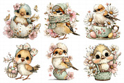 Whimsical Easter Birds Clipart, an Illustration by Daily.Designs (Thumbnail 5 of 7)