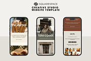 Squarespace Creative Studio Template, a Squarespace Template by Mockup Art Atelier (Thumbnail 7 of 15)