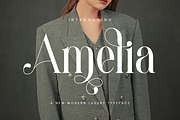 Amelia - Modern Serif Font, a Serif Font by Aqeel_Art (Thumbnail 1 of 12)