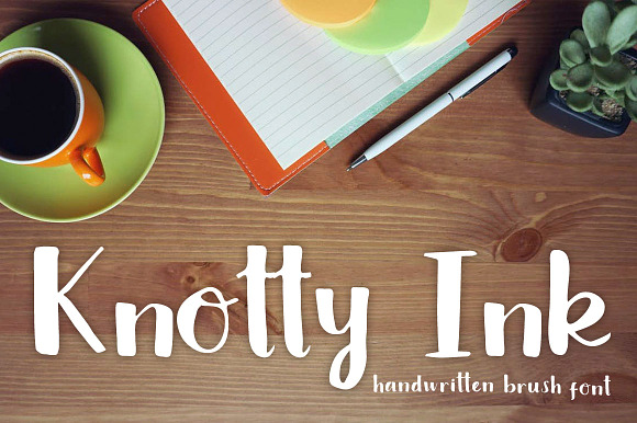 Knotty Ink Font preview 6