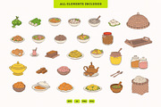Eid Food & Feast Illustration Pack, an Illustration by MEANDSTUDIO (Thumbnail 2 of 5)
