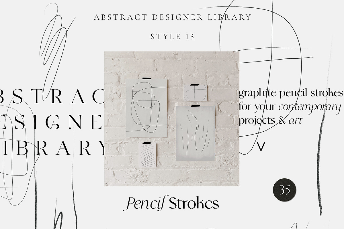 ABSTRACT DESIGN LIBRARY shapes, an Object Graphic by Lana Elanor (Photo 27 of 56)