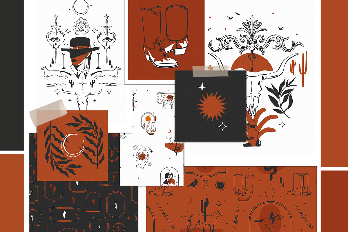 Wild west graphics, an Animal Illustration by Anastasy_helter (Photo 2 of 16)