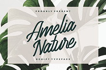 Amelia Nature - Script Typeface
