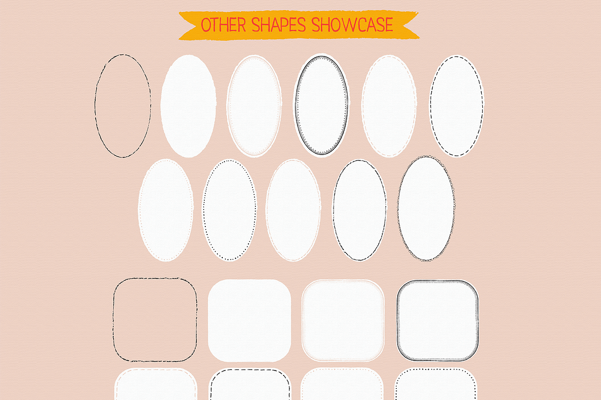 Frames and banners vector clipart, an Object Graphic by Trinibis (Photo 3 of 5)