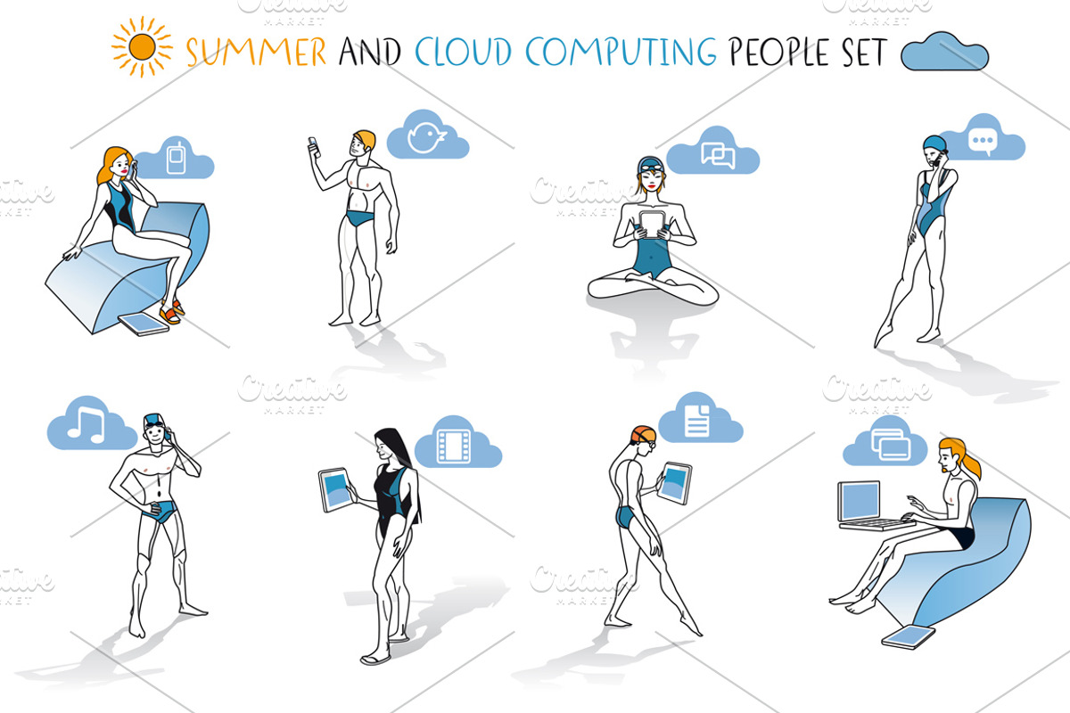 Summer and Cloud Computing People