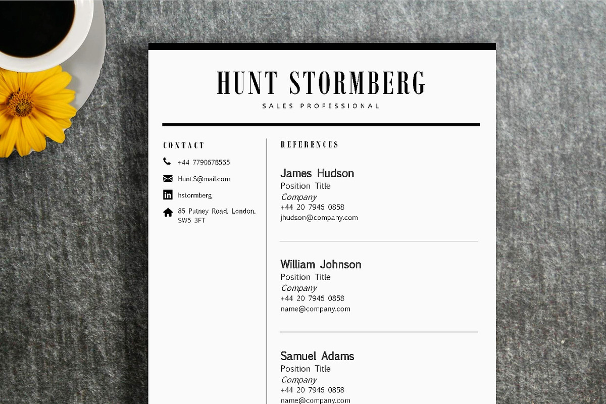Resume Template | Hunt, a Resume Template by ResumeWorkshop (Photo 5 of 5)