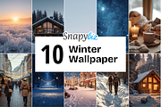 Cozy Background Iphone Winter Wallpa, a Wallpaper Graphic by Snapybiz (Thumbnail 1 of 7)