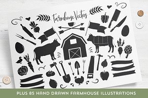 Buttermilk Farmhouse Type & Graphics