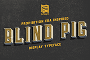 Blind Pig Display Font, a Serif Font by Scout Studio (Thumbnail 1 of 4)