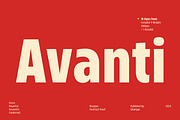 Avanti, a Sans Serif Font by Glowtype (Thumbnail 1 of 12)