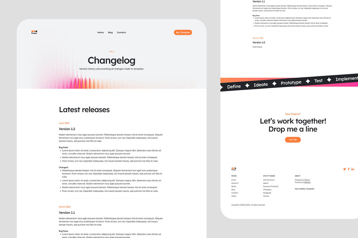 PraxisMX // Digital Agency Template, an UI Kit Template by EGO Creative Innovations (Photo 6 of 6)