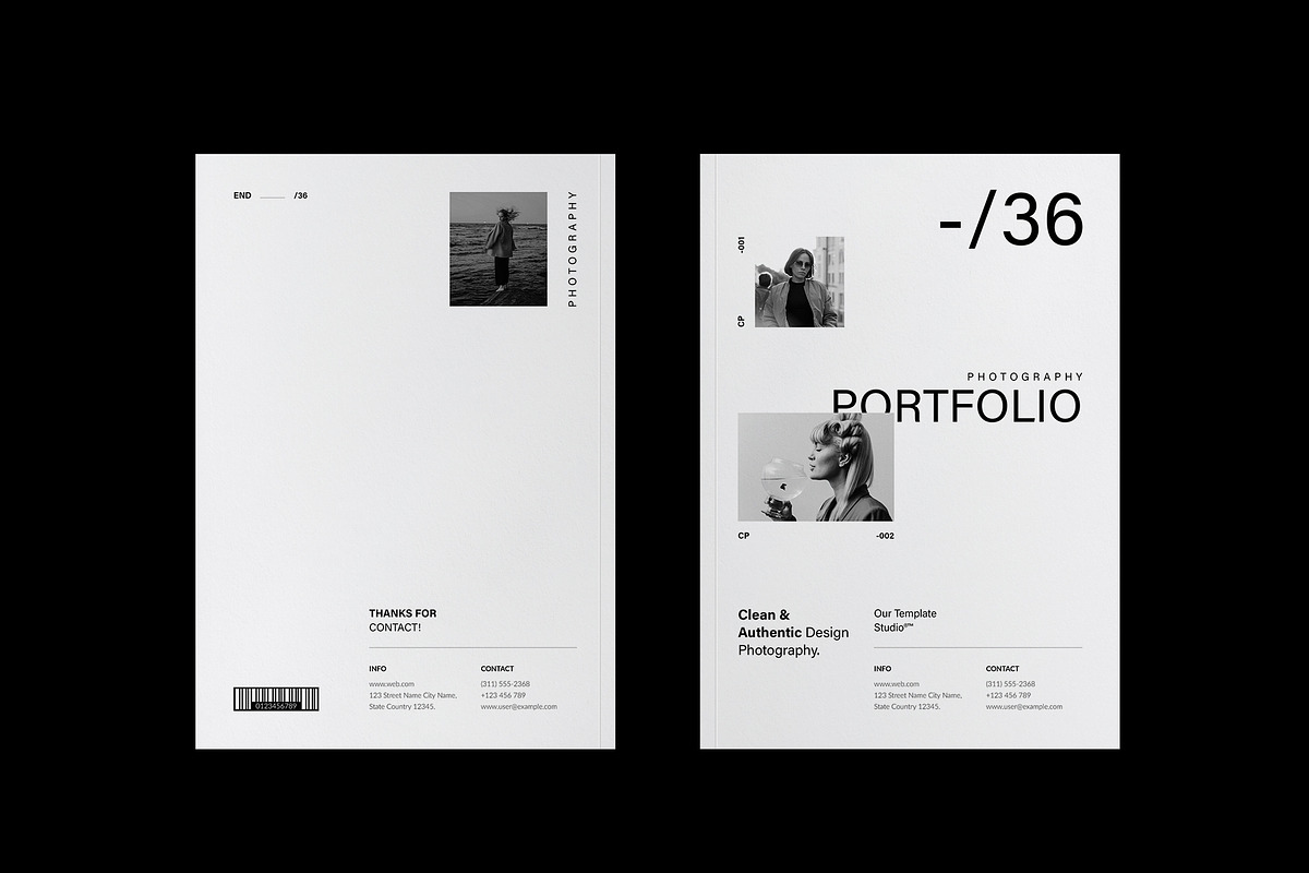Photography Portfolio Template, a Brochure Template by TemplateFolio-Shop (Photo 14 of 17)