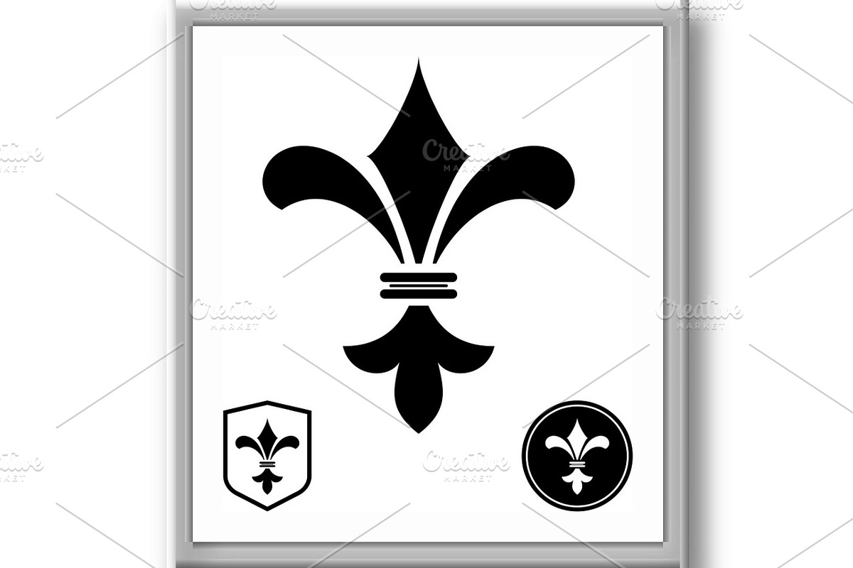 Black royal lily on a white, an Object Graphic by RODINA (Photo 3 of 3)