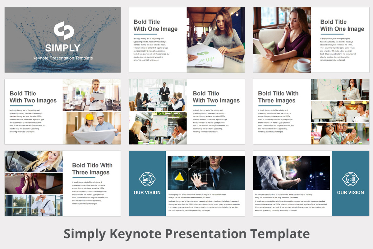Simply Keynote Template, a Presentation Template by GraphicStan (Photo 4 of 24)