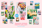 127 Spring Modern Prints Gallery, a Wallpaper Graphic by Feelsoul (Thumbnail 1 of 13)