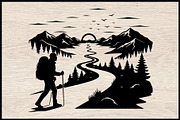 Endless Wilderness PuzzleClipart Set, an Object Illustration by Designer_Momina (Thumbnail 4 of 13)