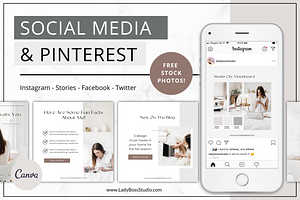 Social Media Templates Kate Carter