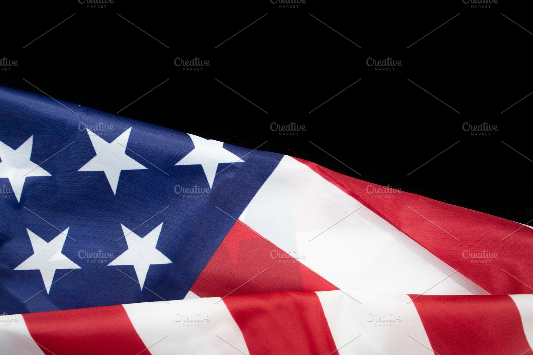 Rippled usa flag stock photo containing 4 and america, a Holiday Photo by charnsitr