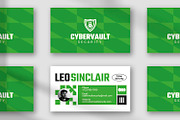 Cybervault Security - Business Card, a Business Card Template by Esensifiksi.studio (Thumbnail 3 of 3)