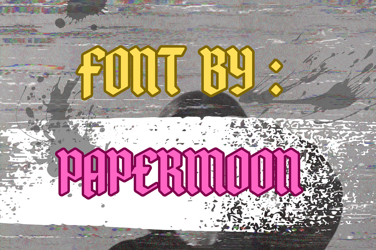 RebelRune - Rounded Blackletter Font, a Blackletter Font by PaperMoon (Photo 2 of 4)