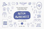 Autism Awareness Hand Drawn Set, an Object Graphic by Alena Koval (Thumbnail 1 of 11)