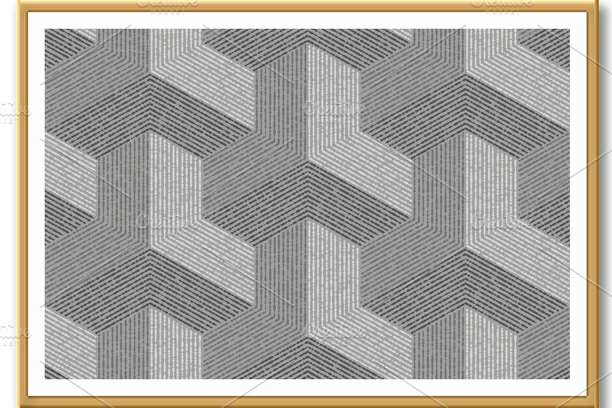 Geometric seamless pattern, a Pattern Graphic by RODINA (Photo 2 of 3)