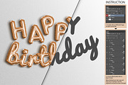 Foil Balloon Text Effect, a Layer Style Add-On by Evlogiev Studio (Thumbnail 4 of 13)
