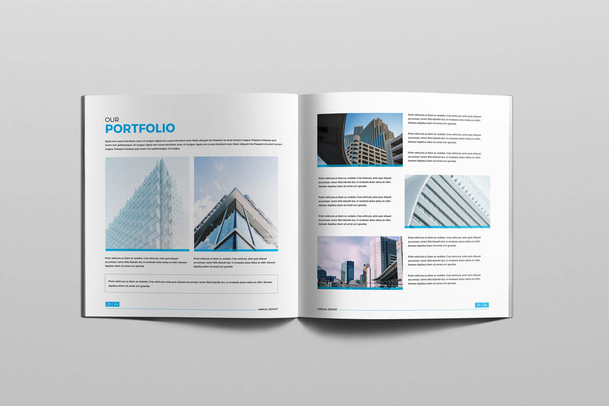 Square Annual Brochure, a Brochure Template by New Lines (Photo 12 of 13)