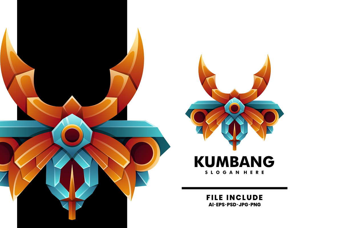 Kumbang Colorful Logo, a Branding & Logo Template by Dundutdesain8