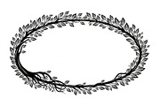 Nature Wreath Frame Vector Bundle, an Illustration by jahid234 (Thumbnail 32 of 51)