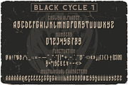 Black Cycle Font DUO, a Blackletter Font by VozzyStock (Thumbnail 2 of 10)