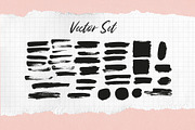 Paint Brush Strokes, Shapes & Dots, an Object Graphic by Ramona Schratt (Thumbnail 5 of 6)