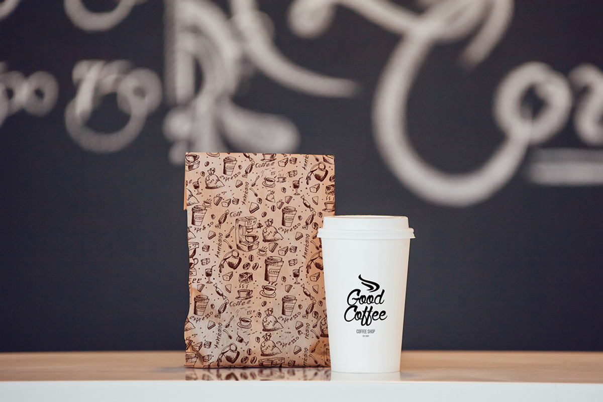 Coffee Branding Mock-up Vol 2, a Cups & Container Mockup by Freeman Studio (Photo 13 of 19)