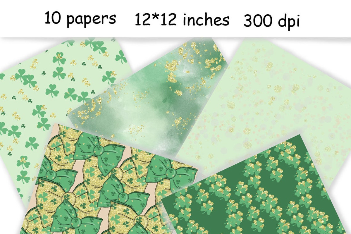 Saint Patrick's Day Pattern, a Pattern Graphic by GlamArtZhanna (Photo 2 of 3)