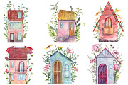 Cute garden houses, a Decorative Illustration by Dashamoony (Thumbnail 2 of 4)