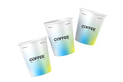 Floating Paper Coffee Cup Mockup, a Product Mockup by graphypix (Thumbnail 1 of 4)