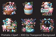 Rustic Easter Day Clipart, an Illustration by RobertsArt (Thumbnail 2 of 7)