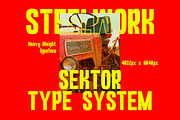 Sektor - Bold Modern Condensed Font, a Sans Serif Font by roomspace creative lab (Thumbnail 8 of 10)