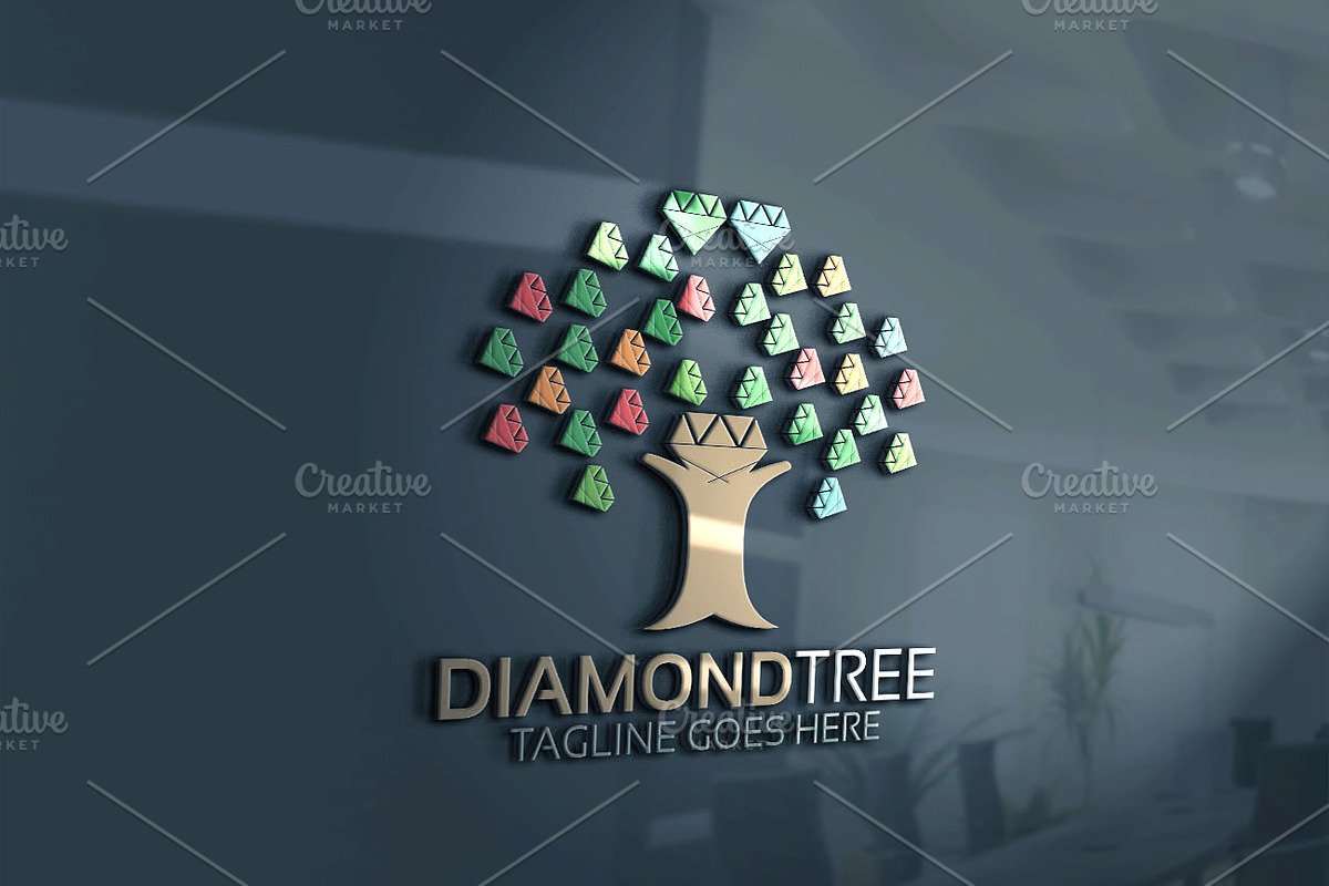 Diamond Tree Logo, a Branding & Logo Template by Josuf Media (Photo 1 of 4)