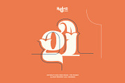 Kyra Vaglo | Floral Display Font, a Sans Serif Font by Hydric Design (Thumbnail 7 of 12)