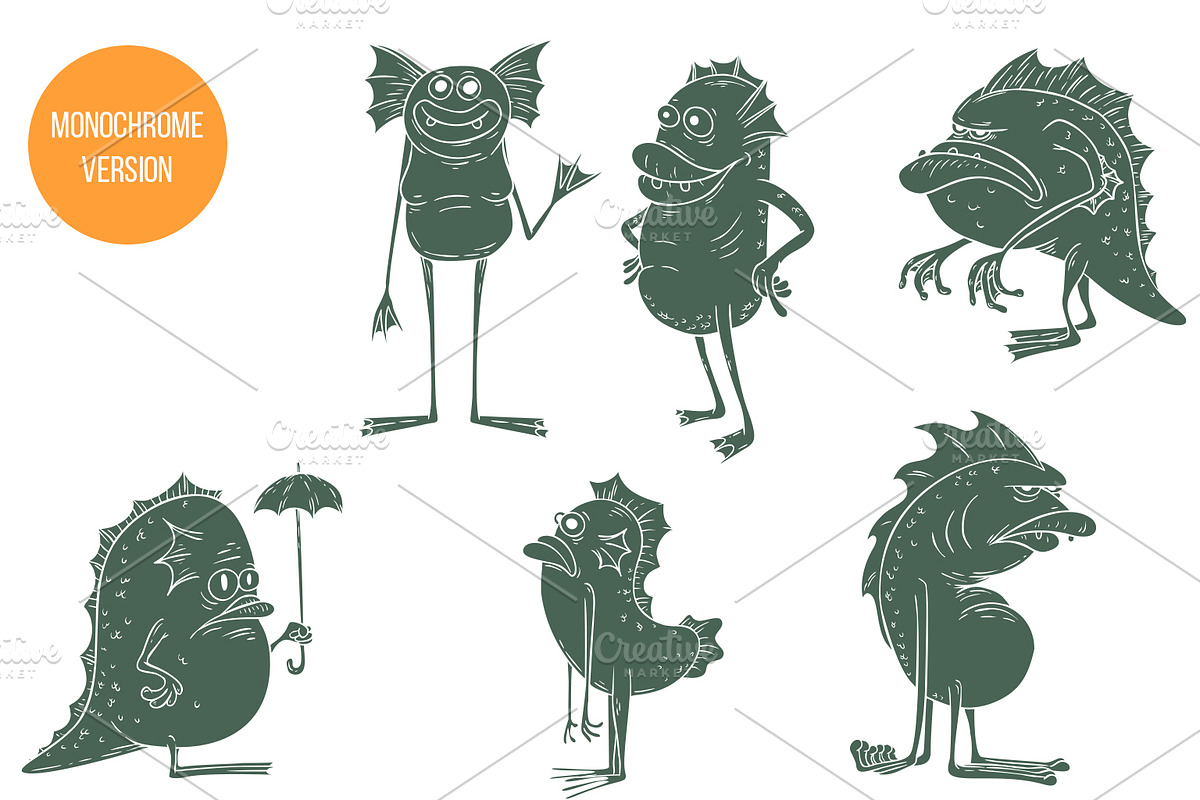 Swamp creatures, an Animal Illustration by CGterminal (Photo 3 of 8)