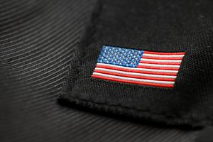 Vintage American flag embroidery., a Holiday Photo by Sir13