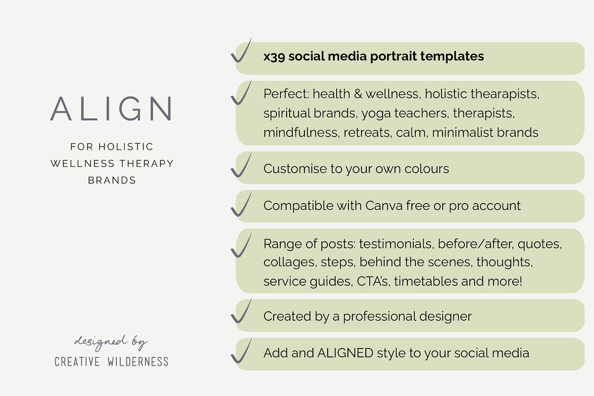Spiritual Wellness Social Media Kit, a Social Media Template by CreativeWilderness (Photo 10 of 11)