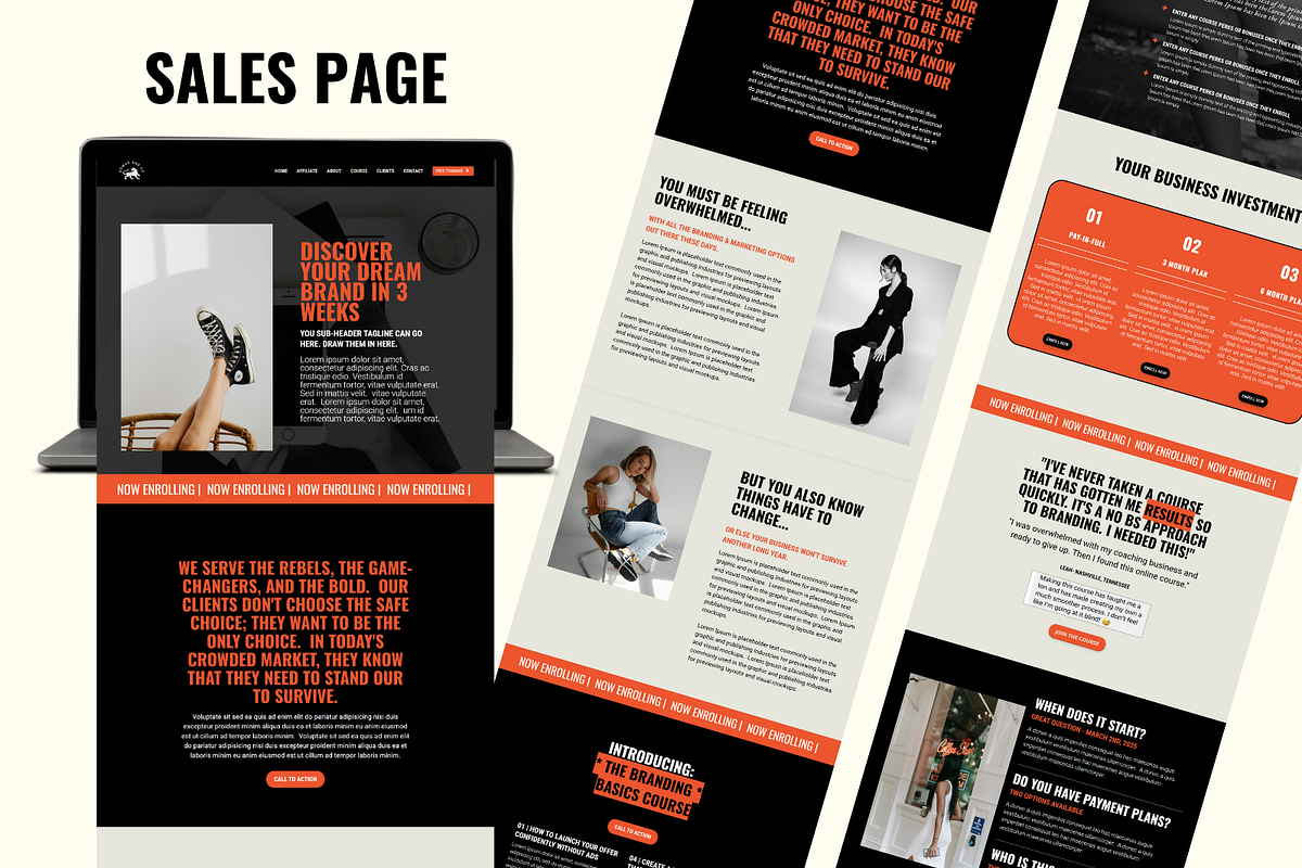 Kartra Bold & Modern Template, a Landing Page Template by Solana Creative Co. (Photo 3 of 8)