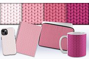 Knitted cozy pattern collection, a Pattern Graphic by angychan (Thumbnail 2 of 3)